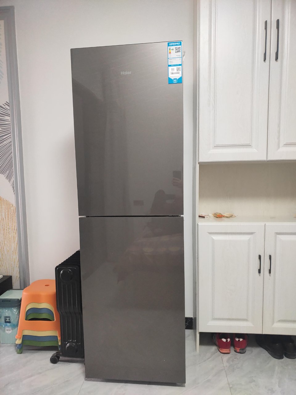 haier/海尔 风冷无霜家用节能双门小型保鲜239升两门电冰箱简约两门大