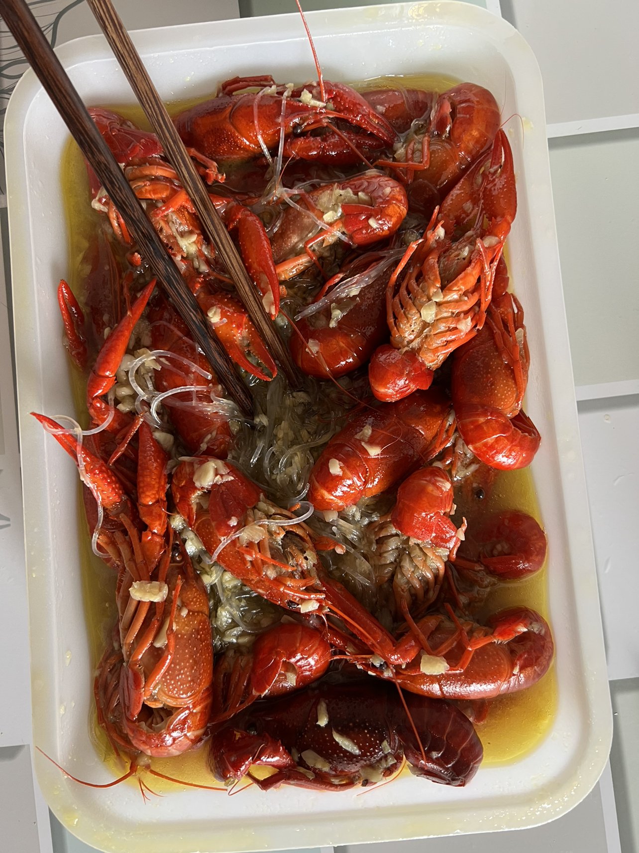 正宗盱眙红胖胖小龙虾 麻辣 蒜香 1000g*2盒晒单图