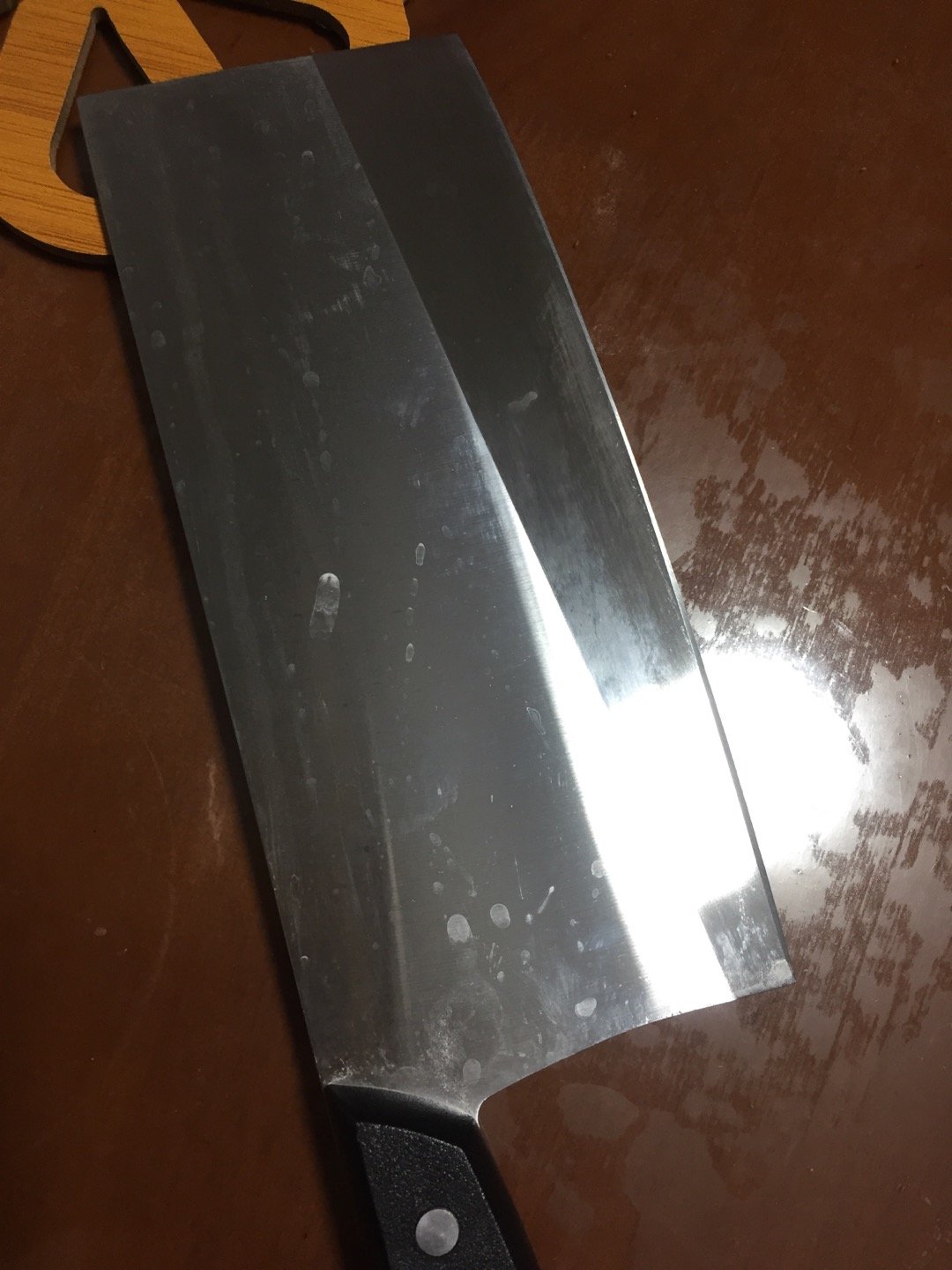 张小泉(zhang xiao quan) 菜刀 黑金刚斩切刀d10531100 不锈钢厨房