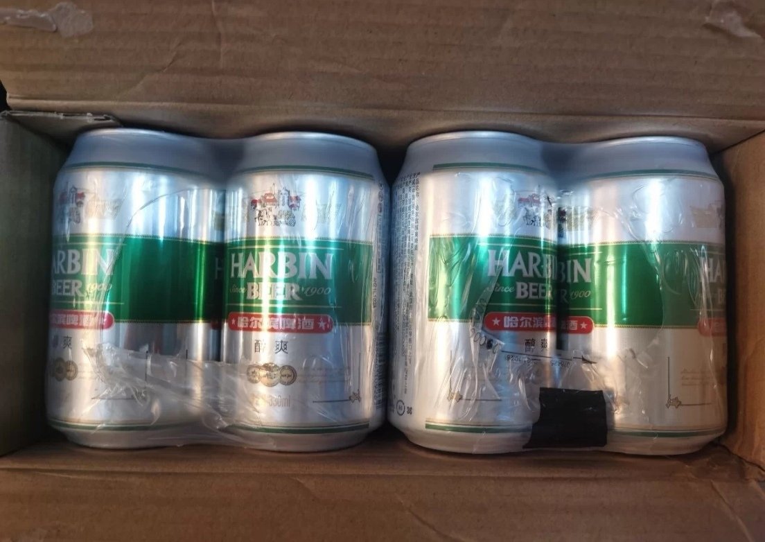 哈尔滨啤酒 醇爽330ml*24听 整箱装晒单图