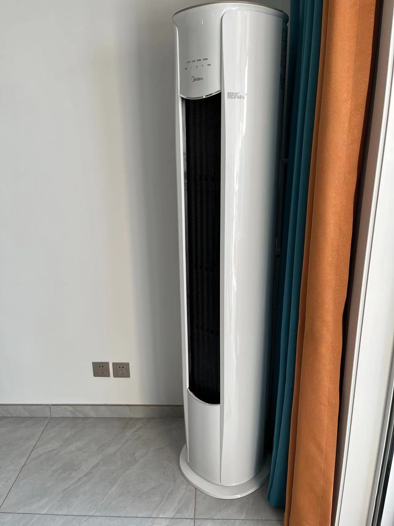 美的(midea)锐爽 大2匹 新能效变频冷暖 app智能 家用客厅圆柱空调