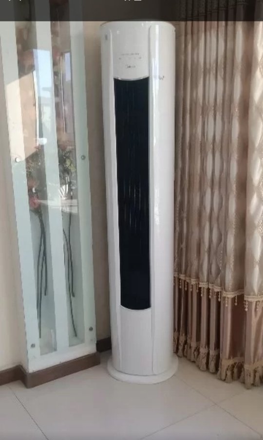 美的(midea)锐爽 3匹 新能效变频冷暖 app智能 家用客厅圆柱空调立式