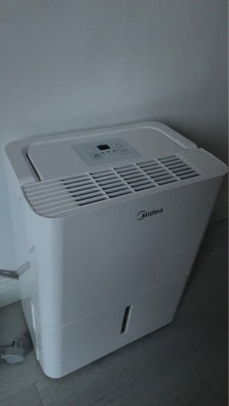 美的(midea) 家用除湿机卧室地下室除湿器小型吸湿干燥机适用面积20