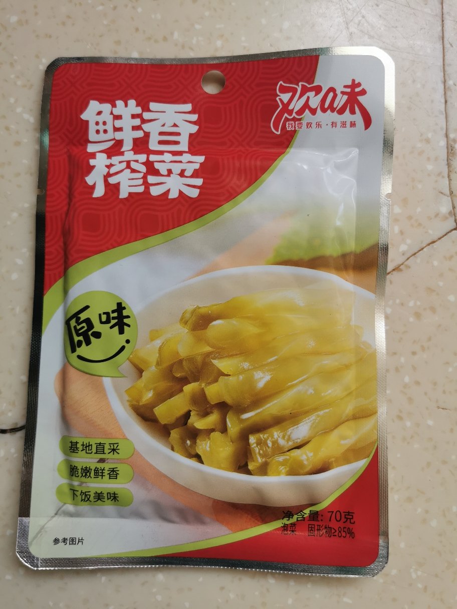 吉香居 歡味[鮮香榨菜70g*1袋] 下飯拌麵菜早餐配粥四川小菜曬單圖