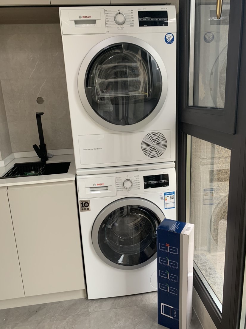 博世(bosch) 9公斤大容量烘干机 节能高效 99.