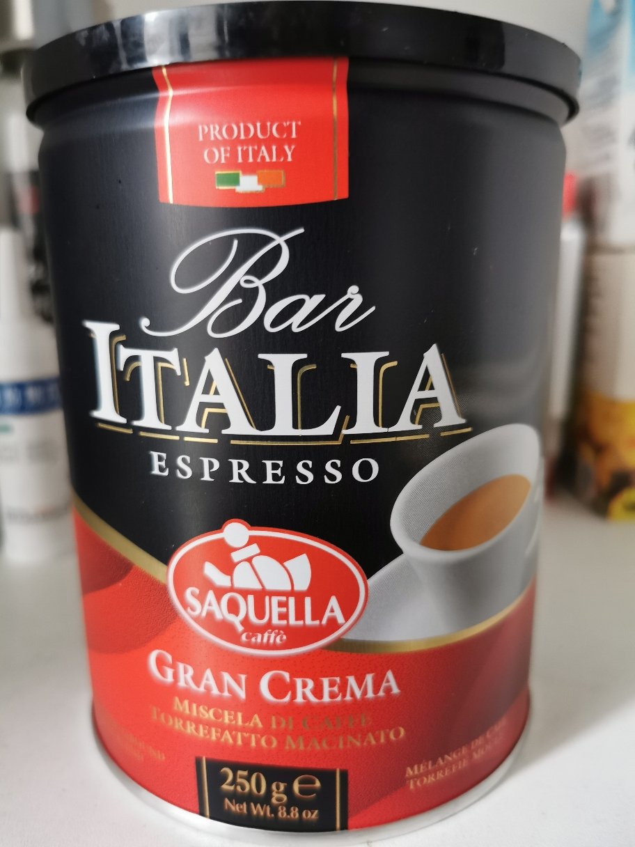 意大利原装进口 圣贵兰espresso特醇香浓咖啡粉 纯黑咖啡粉250g罐装