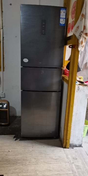 海尔冰箱家用235升风冷无霜变频一级能效小型节能省电三门电冰箱 235WLHC35DDY晒单图