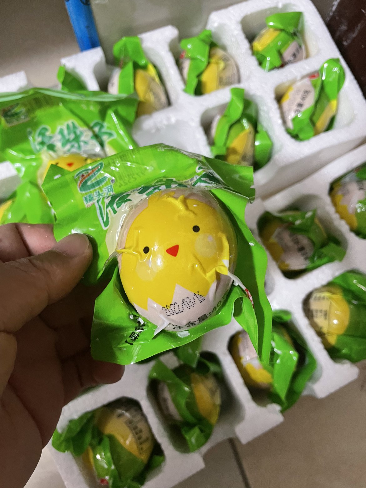 活珠子10枚装新鲜13天鸡胚蛋即食喜蛋凤凰熟钢化蛋毛蛋非毛鸡蛋晒单图