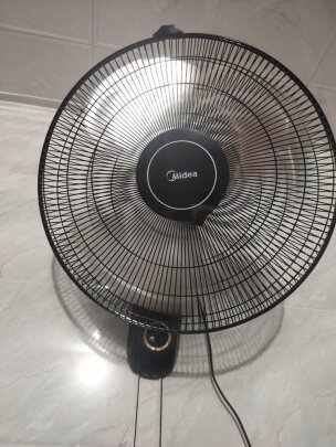 美的(midea)壁扇18吋壁挂式牛角风扇挂墙挂扇家用轻声宿舍食堂摇头大