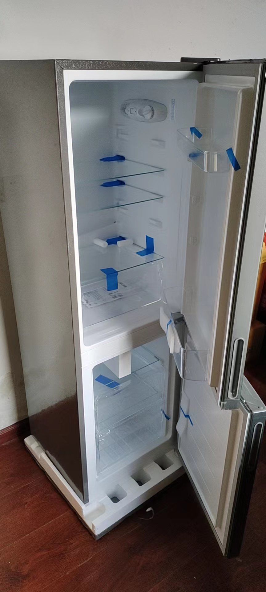 美菱冰箱160升 租房家用双开门冰箱 节能低噪小冰箱电冰箱自营 bcd