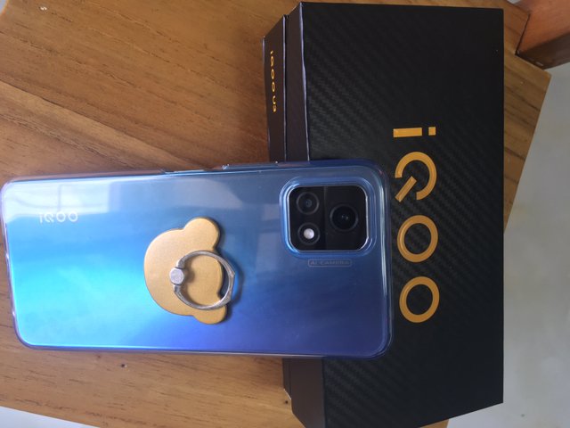 [送耳机 壳]iqoo u3 浅蔚蓝 8gb 128gb 全网5g 天玑800u处理器 5000