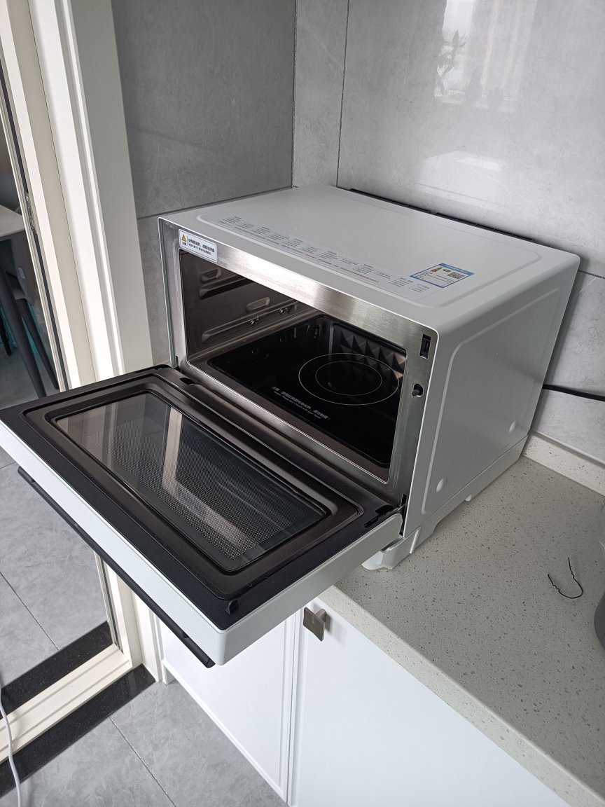 美的(midea)微波炉pg2310微蒸烤一体机23升大容量 不锈钢内胆 蒸汽自