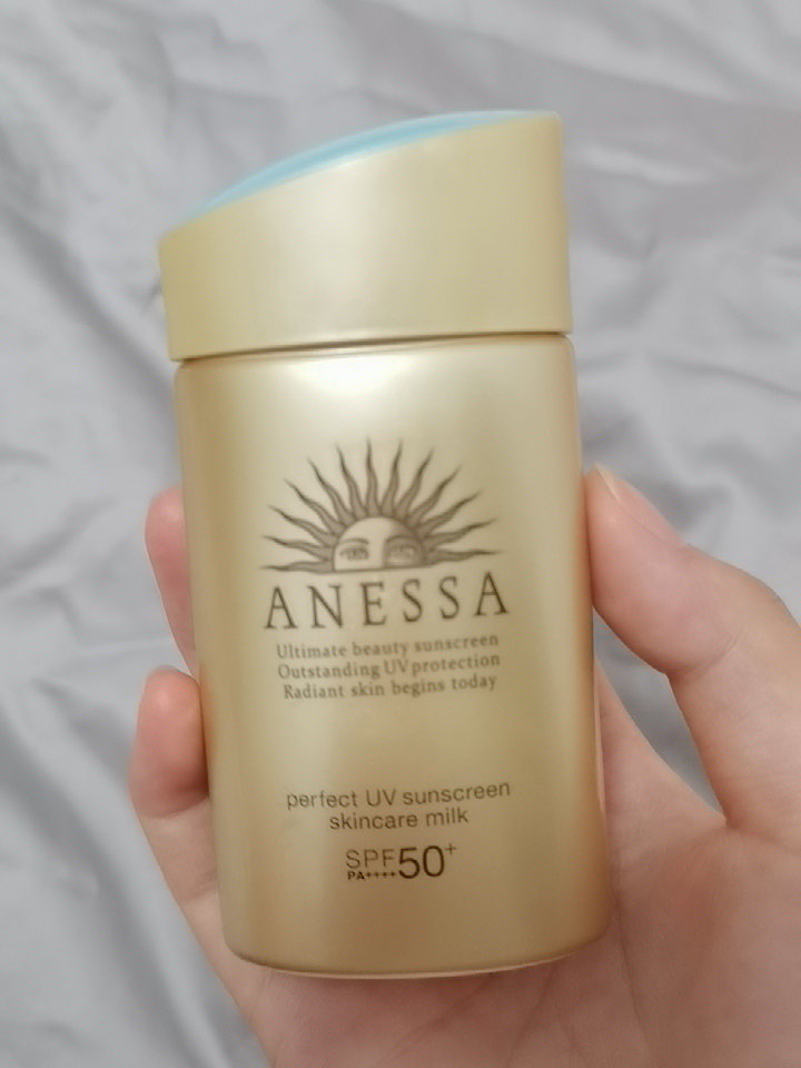送防晒袖丨[22年新版]anessa资生堂安耐晒防晒霜spf50 面部安热沙小金