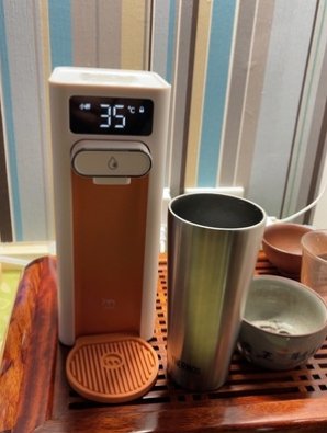集米即热式饮水机F5桌面开水机台式速热饮水器办公家用热水一体机米罗橙晒单图