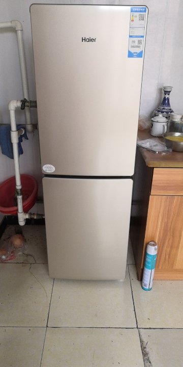 海尔冰箱190升双门冰箱家用两门风冷无霜 低温补偿电冰箱 190WDPT晒单图