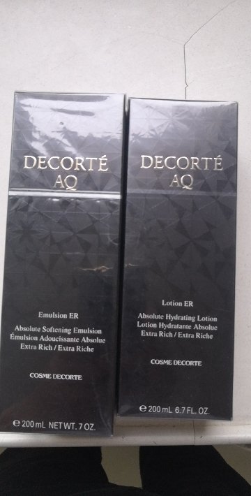 Cosme Decorte黛珂AQ白檀舒活修复水乳套装组合 滋润型 补水保湿精华乳液护肤套装 200ml*2晒单图