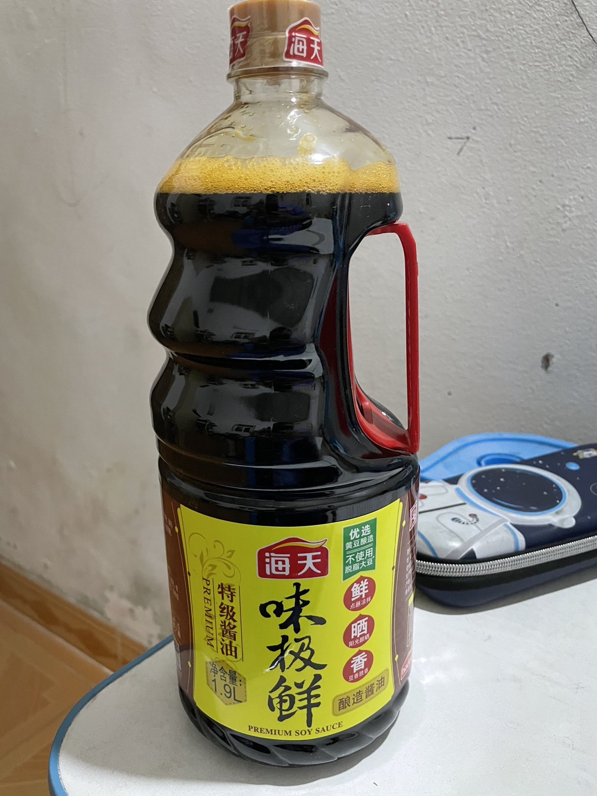 海天味极鲜生抽酿造特级酱油1.