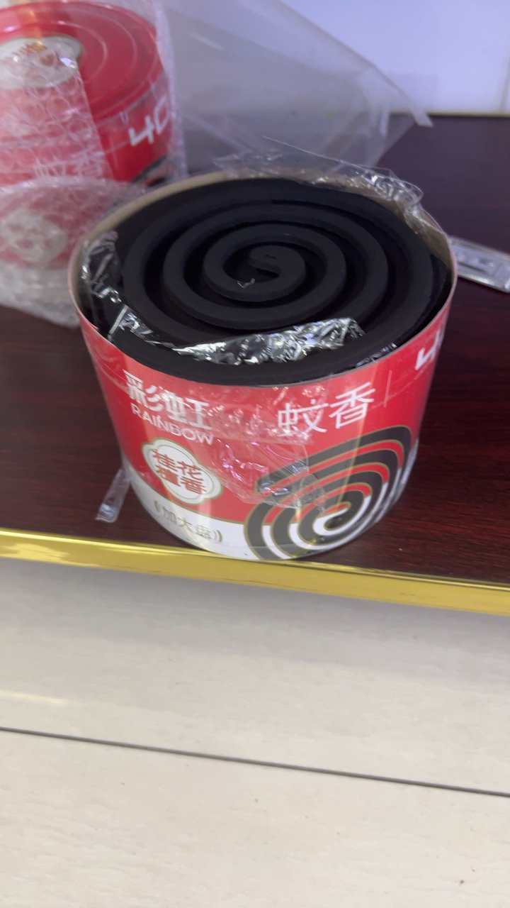 彩虹(rainbow)蚊香黑蚊香(大盘桂花檀香)40单圈盘香2桶装5624-2晒单图