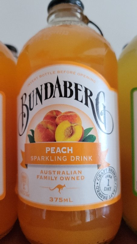 澳州原装进口 宾得宝(bundaberg) 含气番蜜桃汁饮料 375ml*4瓶晒单图