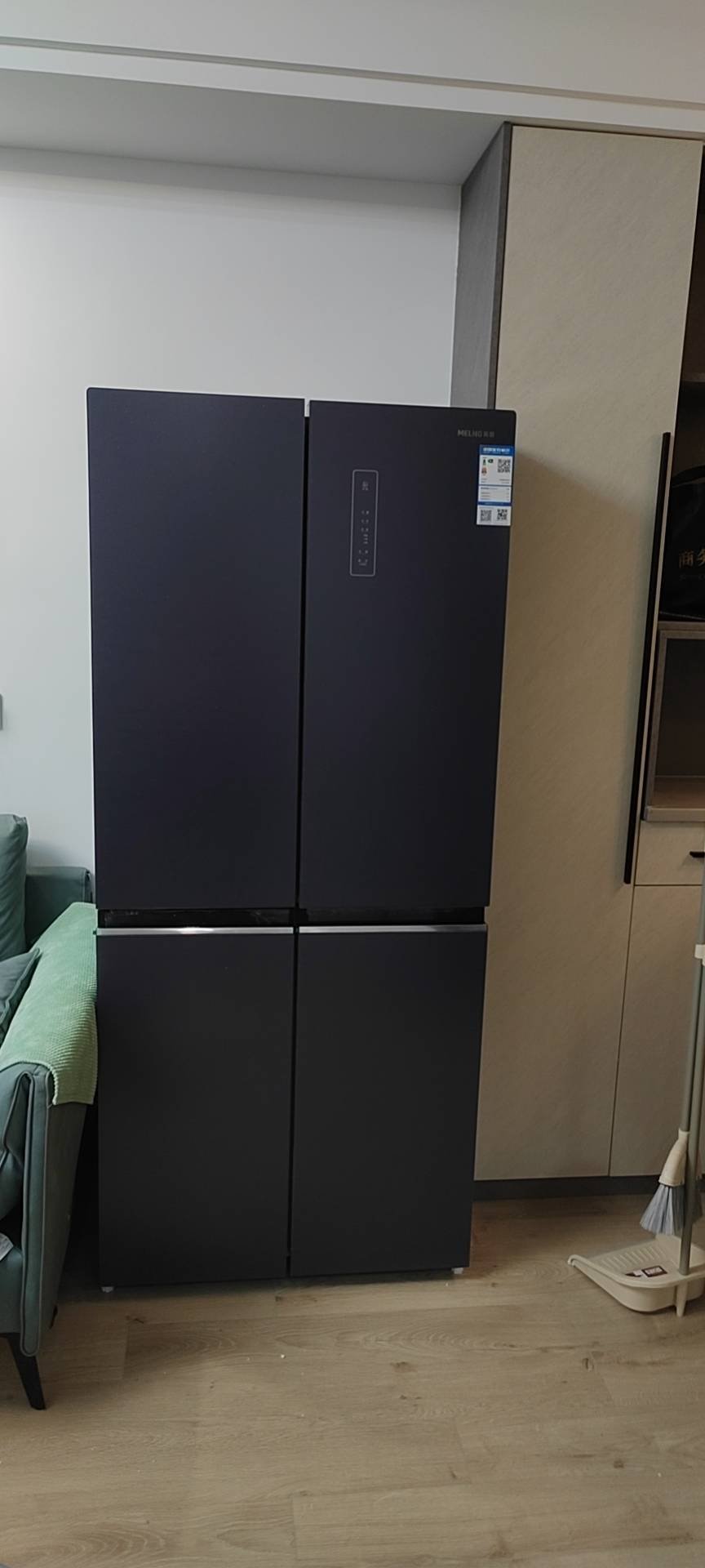 00美菱(meling) 415升 十字对开门多门冰箱 净味保鲜 智能wifi 变频