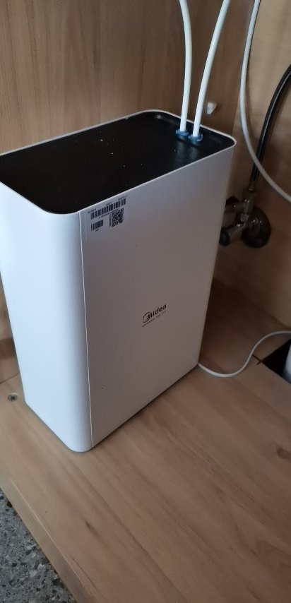 美的(midea)净水器 家用厨下式超集一体芯超滤机净水机 5秒自主换芯