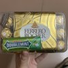 费列罗(FERRERO)榛果威化金莎巧克力T30粒375g单盒礼盒装情人节晒单图