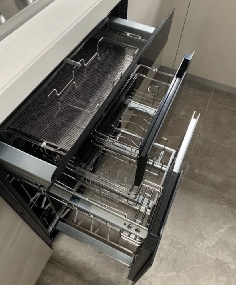 康宝(canbo)嵌入式消毒柜家用 碗筷厨房110l大容量智能消毒碗柜xdz110