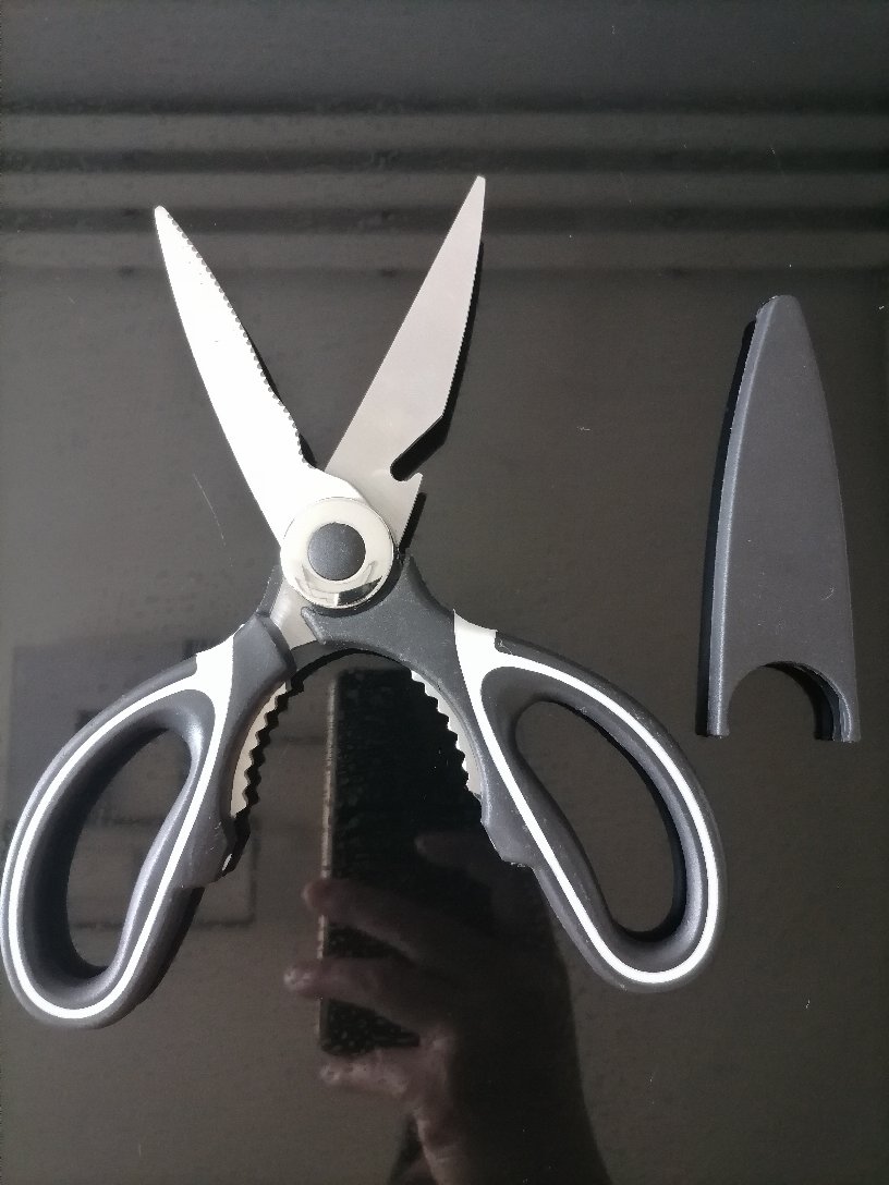 haoyangdao多功能厨房剪刀家用杀鱼专用剪鸡骨烤肉器特大号不锈钢剪子