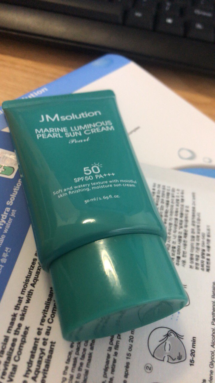 [人气喷雾同款防晒]jmsolution海洋珍珠防晒霜50ml spf50  pa     jm