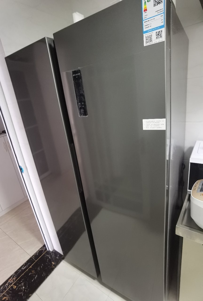 [离子净]美菱(meling)556升 对开门双门冰箱 一级能效干湿分储 净味