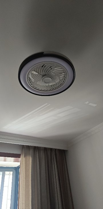 吸顶风扇灯超薄简约电风扇灯卧室厨房餐厅纳丽雅儿童吊顶一体吊扇灯