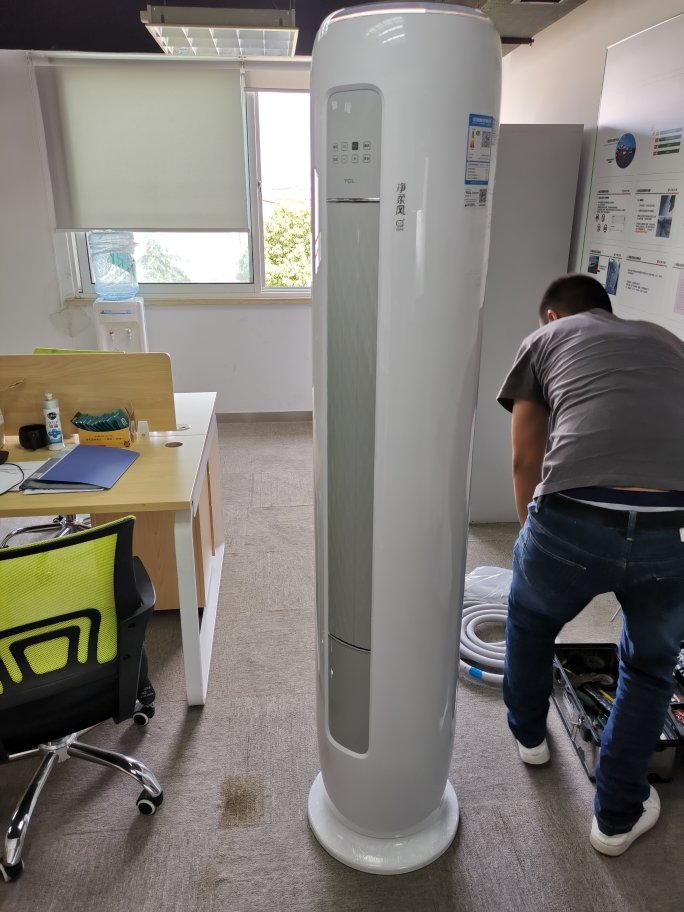 tcl 大2匹 净柔风 新一级能效 变频冷暖 急速安装 立柜式空调柜机kfrd