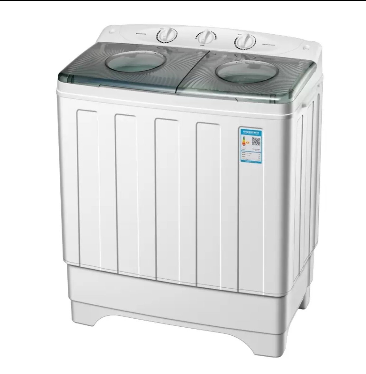 扬子半自动洗衣机家用10kg大容量双桶筒双缸杠老式小型宿舍租房/10