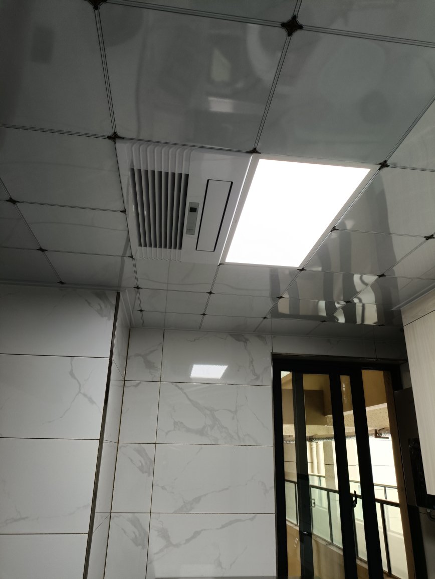 纳丽雅凉霸厨房嵌入式照明二合一空调型电风扇吸顶集成吊顶冷风机_大