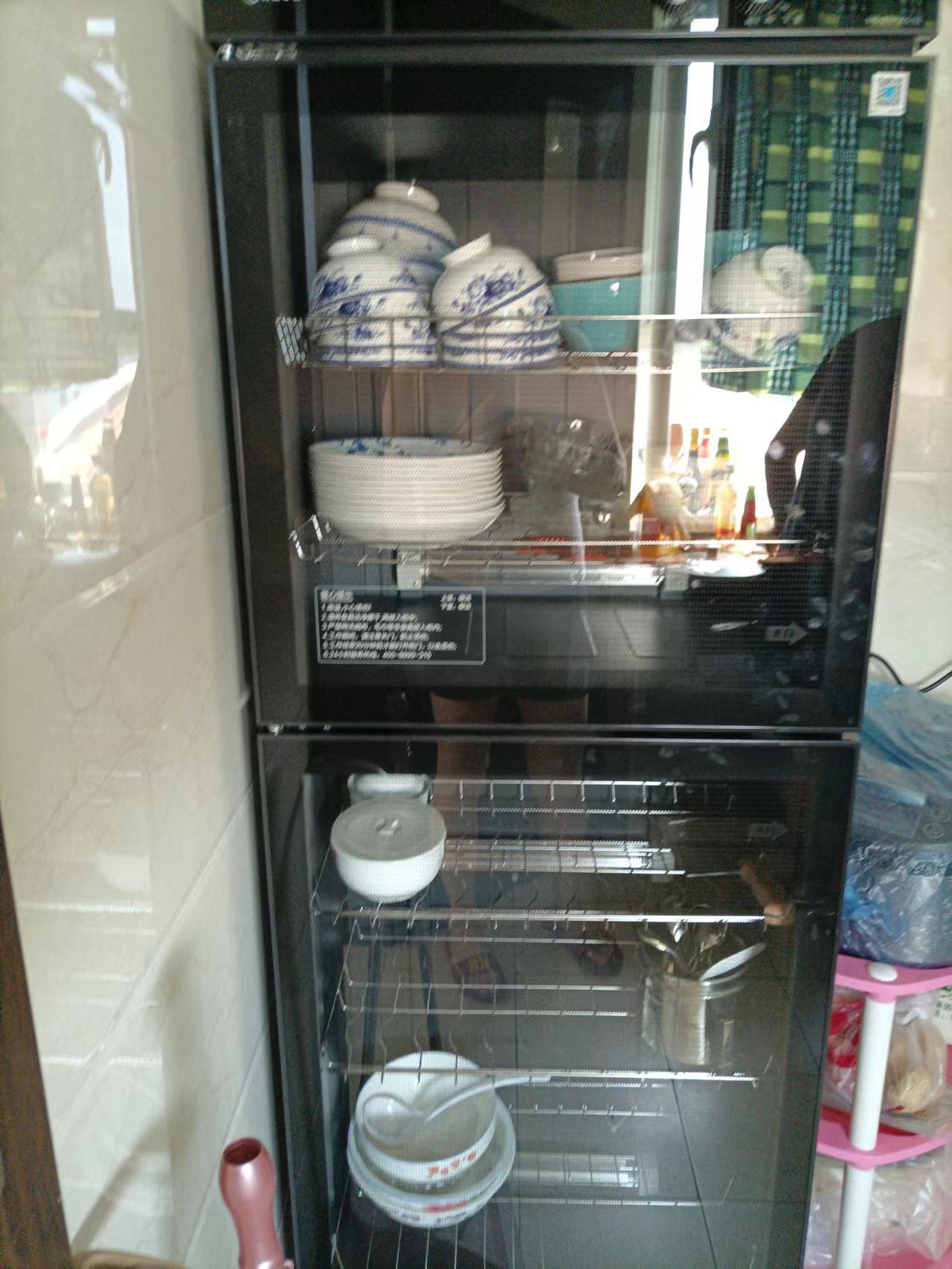 家用 商用酒杯茶杯碗柜厨房饭店多功能餐具保洁柜ztp300-02晒单图