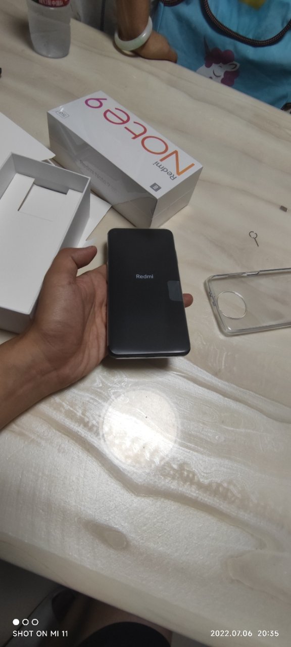 天玑800u 侧边指纹识别 大屏游戏 小米redmi红米note9手机5g版晒单图