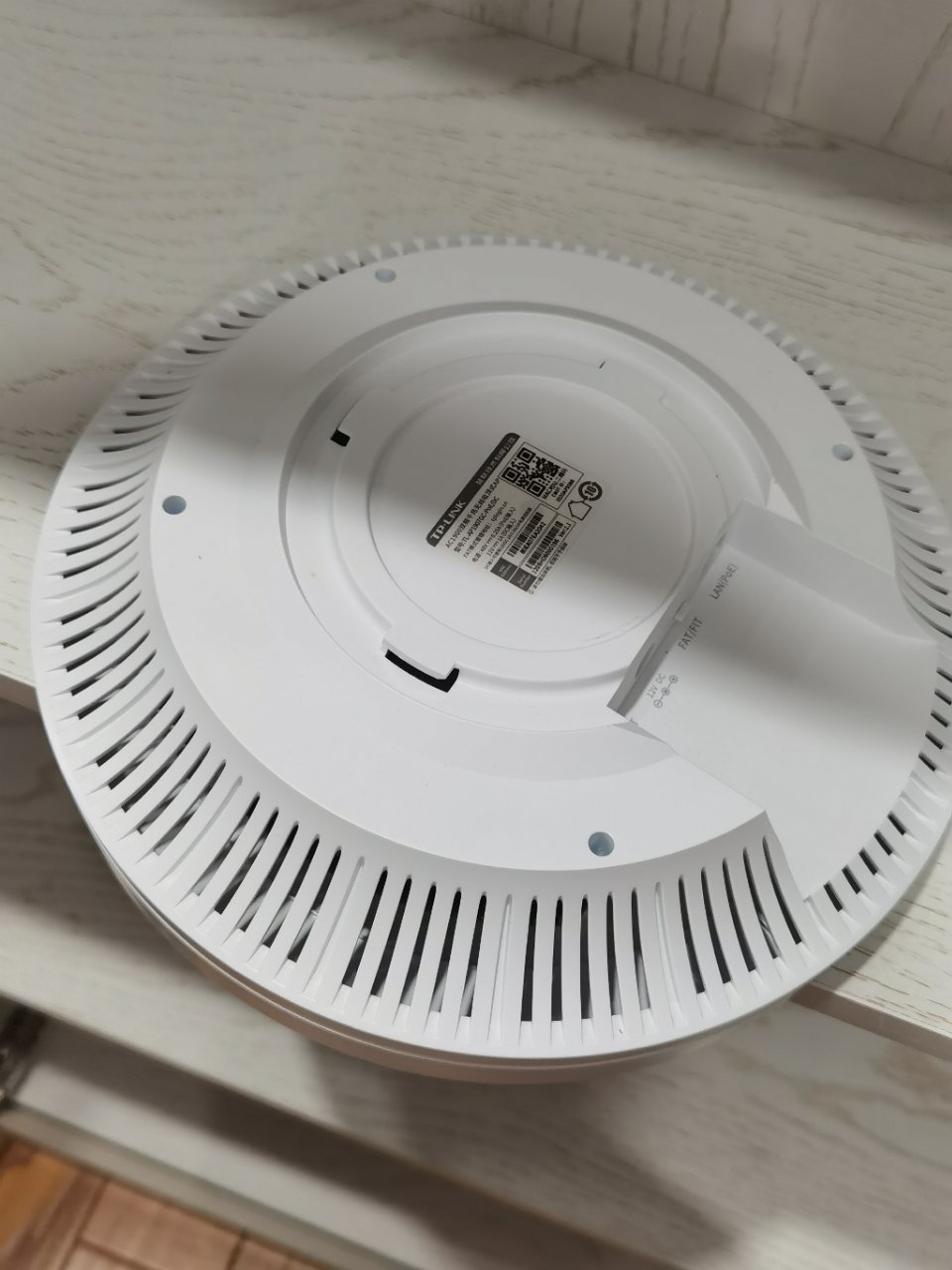 tp-link tl-ap1907gc-poe/dc 无线吸顶ap路由器wifi高速ac1900m千兆