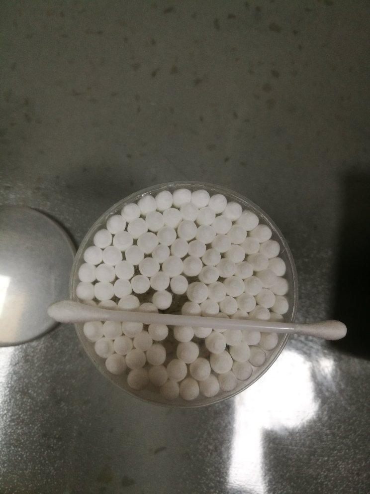 [300支]博予蓝医用棉签双头一次性掏耳棉棒家用口红卸妆化妆桶装棉签