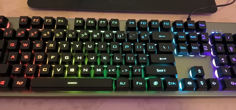hp/惠普k500机械手感有线键盘台式电脑笔记本外接办公电竞游戏赛博