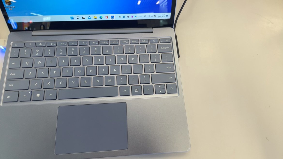 微软surface laptop go 2 超薄本 触控轻薄本 冰晶蓝 12.