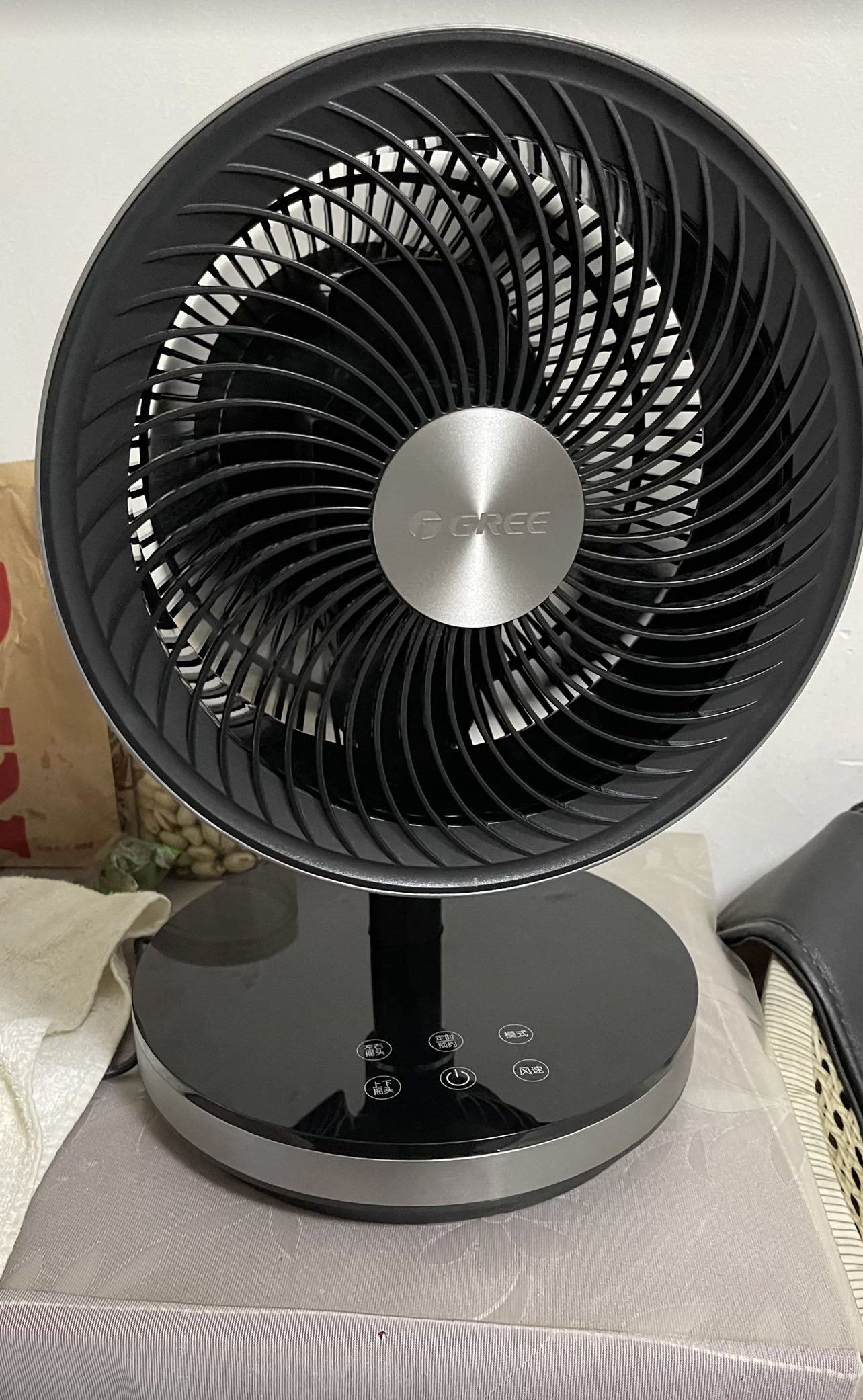 格力(gree)循环扇fstz-20x60bg3家用台式空气涡轮对流扇广角送风电