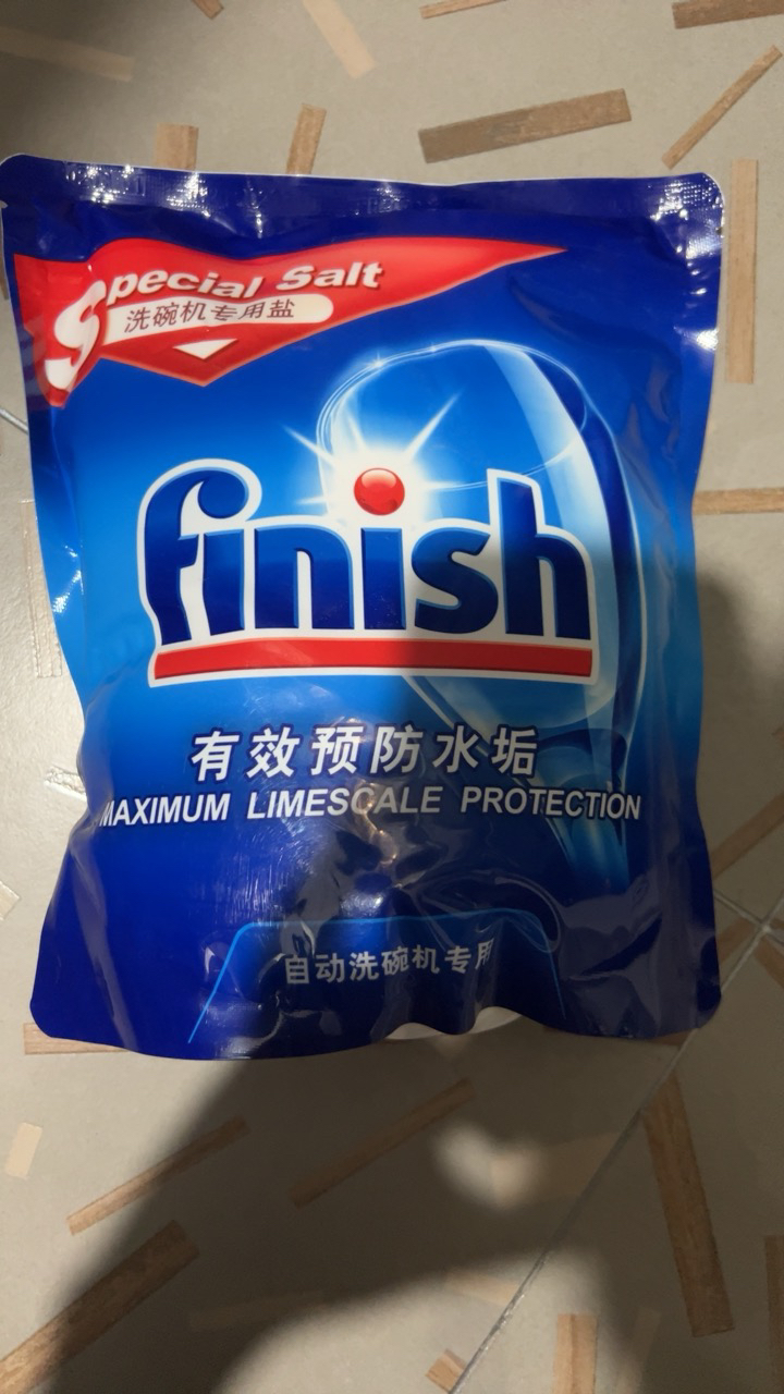 finish亮碟洗碗机专用洗涤剂洗碗盐2kg*2袋软化水质预防水垢保护机器西门子美的适用机型通用非洗碗粉晒单图