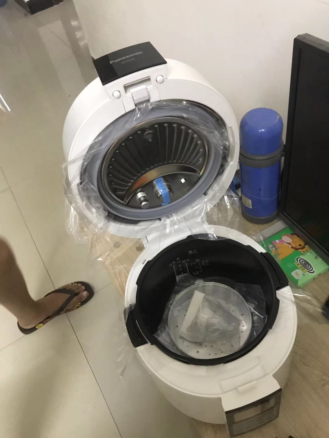 松下(Panasonic)家用多功能电高压锅 压力锅 全自动智能烹煮电饭煲5L SR-PS508晒单图