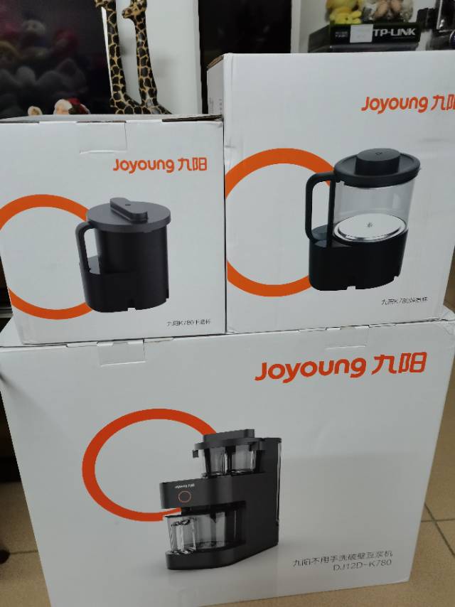 九阳 (Joyoung) 豆浆机 DJ12D-K780 不用手洗0.3-1.2L一机三杯破壁无渣智能语音豆水分离全自动晒单图