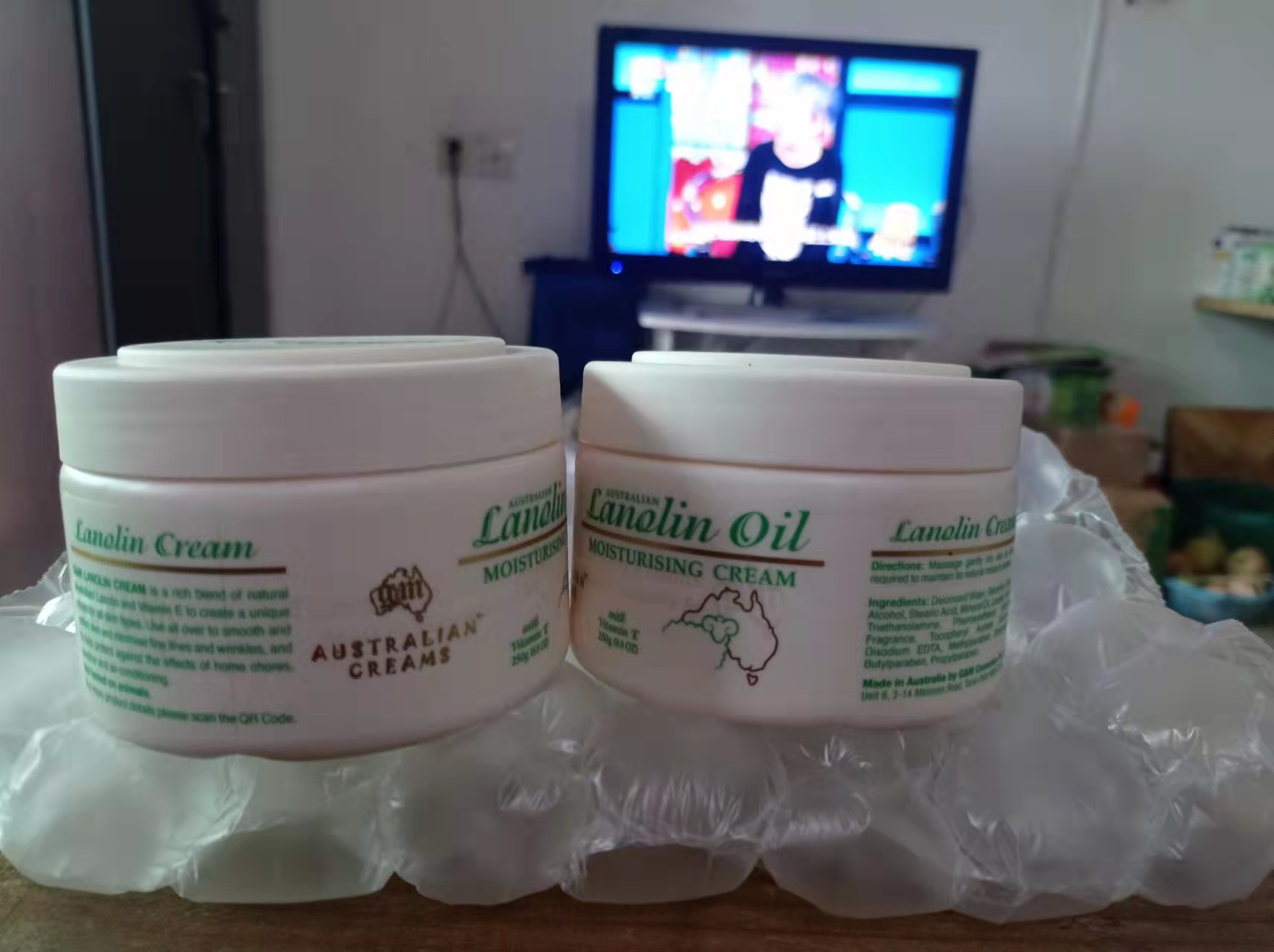 澳芝曼(G&M)澳洲gm绵羊油维生素E面霜250g/瓶装 澳洲原装进口四季滋润营养保湿补水孕妇可用 香港保税仓随机发晒单图