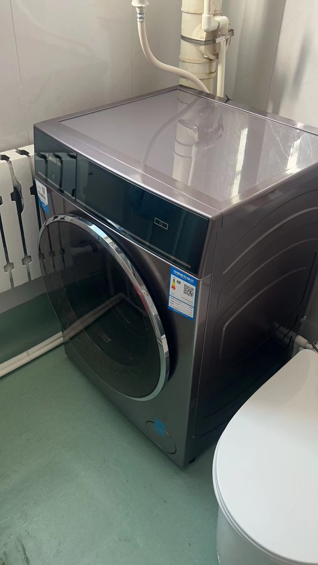 卡萨帝 10kg滚筒洗衣机 直驱变频全自动 高温除菌除螨 10kg 极光紫c11