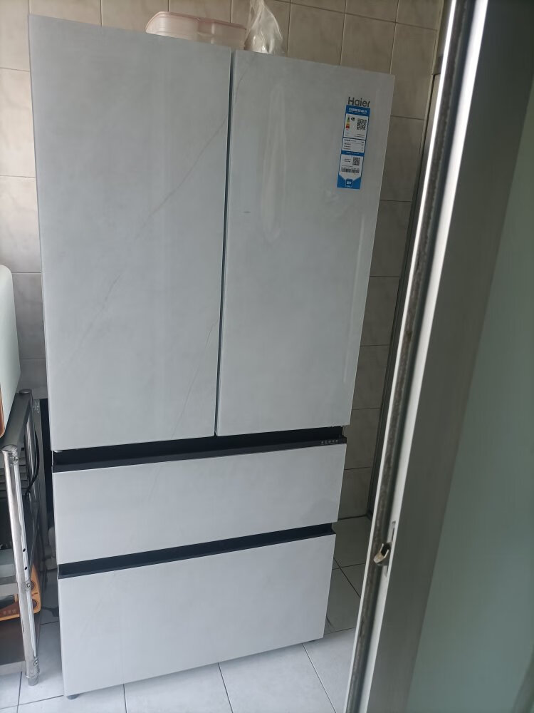 Haier冰箱 多门冰箱 500升家用大容量电冰箱 风冷无霜1级变频阻氧干湿分储零距离自由嵌入式智能冰箱晒单图