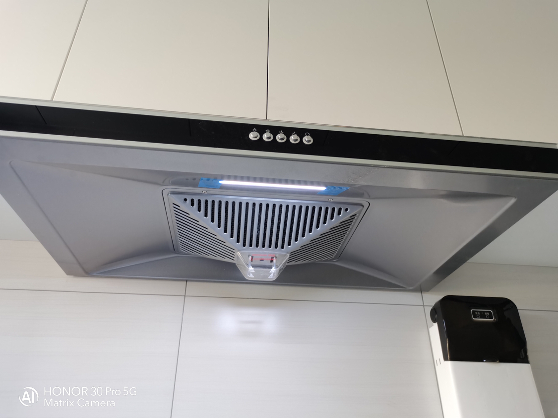 海尔(Haier)欧式T型抽油烟机单机17立方大风量顶吸式大吸力家用按键式一级能效CXW-200-E900T6V晒单图