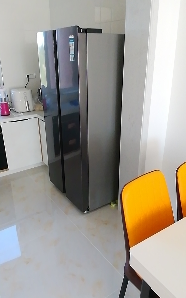 康佳(KONKA)400升对开门电冰箱 典雅灰外观 电脑温控 60厘米超薄嵌入 低噪节能家用双开门大容量冰箱 40J5B晒单图