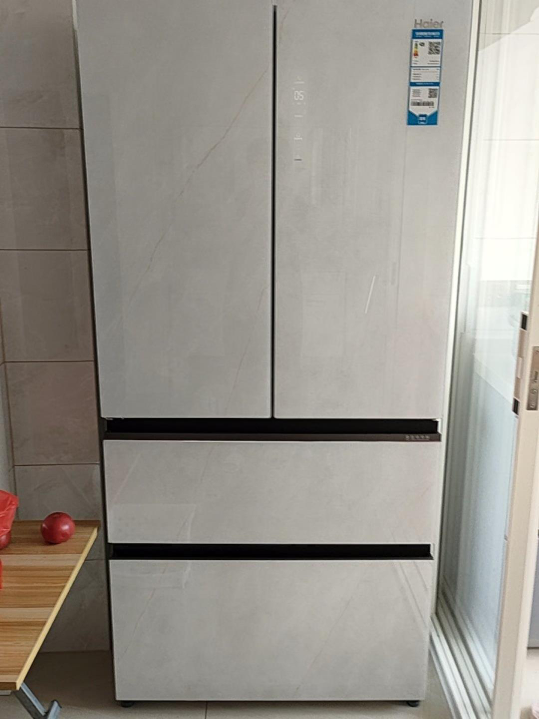 Haier冰箱 多门冰箱 500升家用大容量电冰箱 风冷无霜1级变频阻氧干湿分储零距离自由嵌入式智能冰箱晒单图